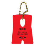 Floating Life Vest / PFD Shaped Keychain