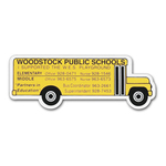 School Bus Shaped Magnet