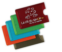 Translucent Colors Rigid Card Holder... from ASI 79896 Promo Plastik