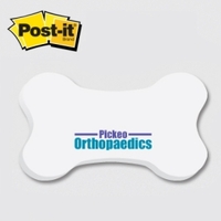 Bone / Dog Bone- Die Cut Post-it Note Pads ... from ASI 91240 3M/Promotional...