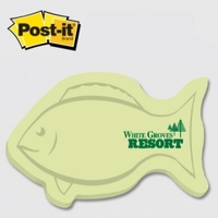 Fish - Die Cut Post-it Note Pads ... from ASI 91240 3M/Promotional Markets Dept