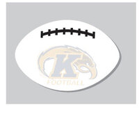 Football / Rugby / Leaf- Die cut Post it Note Pads... from ASI 91240...