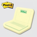 Laptop / Book - Die Cut Post-it Note Pads