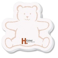 Teddy Bear - Die cut Post it Note Pads ... from ASI 91240 3M/Promotional...
