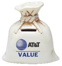 Bag Shaped Money Bank... from ASI 40261 Berney-Karp Inc