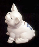 Sitting Pig Piggy Bank