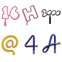 Number / Letter / Symbol Shaped Pens and Pencils