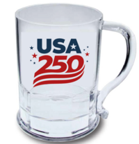 16 oz. Clear Plastic Root Beer Mug with Handle. Made... from ASI 61952 Howw...