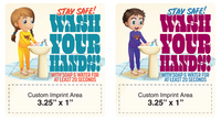 Hand Washing Magnet - 3.5x4 Round Corners - 25 Mil.... from ASI 91760...
