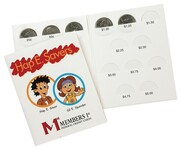 Coin Collector Card Booklet