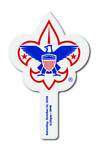 Scouting America Plastic Auction Paddles / Numbered Fans