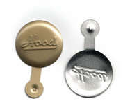 1" Round Metal Coated Litho Tab, Embossed... from ASI 89241 Star Promo, Inc.