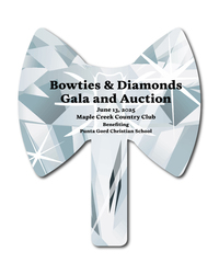 Custom shaped corrugated plastic bidder auction paddles / hand fans with......