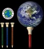 Environmentally Friendly "Eco" 2 Piece Golf Tees with your custom printed...