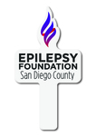 Epilepsy Foundation Plastic Auction Paddles / Numbered Fans
