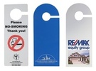 Door Hangers / Lock Box Protectors  with your custom printed branding or personalized logo.