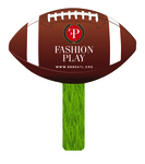 Football Shaped Plastic Auction Paddles / Numbered Fans