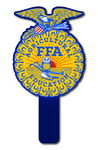 Future Farmers of America Plastic Auction / Bidder Paddle with numbers Fans