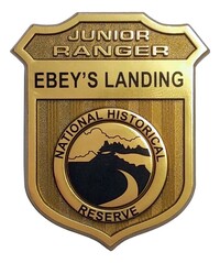 Junior Ranger Badge with pin or plastic clip option