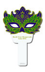 Mardi Gras Shaped Plastic Auction Paddles / Numbered Fans / Hand Fans