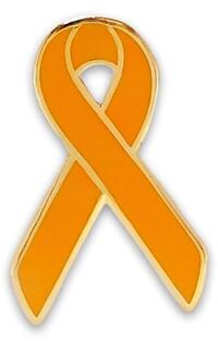 Orange Pin / Self Harm Awareness