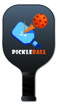 Pickleball Shaped Plastic Auction Paddles / Numbered / Hand Fans