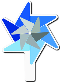 Custom shaped corrugated plastic bidder auction paddles / hand fans with......