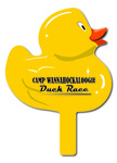 Rubber Duck Shaped PlasticAuction / Bidder Paddle with numbers