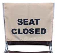 Seat Closed Chair Cover - Fold Over