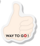 Thumbs Up / Down - Die cut Post it Note Pads