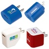 USB Wall Chargers / Outlet Adapters with your custom printed branding or personalized logo.