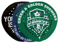 Urinal Screen w/ Custom Printed Design... from ASI 80086 ZZ DROPPED - Purple...