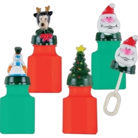 Christmas - Mini bubbles in 2 3/4" high (.06 ounces)... from ASI 98980 ZZ OLD...