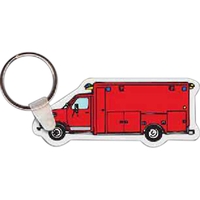 Fire Ambulance Key Tag