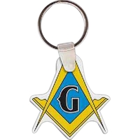Full color free mason key tag, 1.67" W x 1.8" H.... from ASI 56100 Gemini Ind...