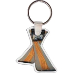 Skis Key Tag
