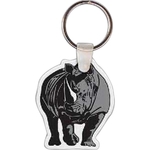 Rhinoceros Key Tag