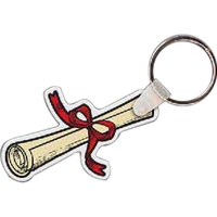 Diploma shaped key tag, 2.37" W x 1.44" H... from ASI 56100 Gemini Ind Inc /...