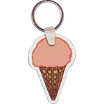 Ice Cream Cone Key Tag