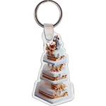 Wedding Cake Key Tag