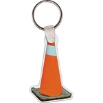 Construction Cone Key Tag