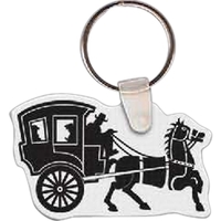 Key tag shaped like a horse and buggy..... from ASI 56100 Gemini Ind Inc /...