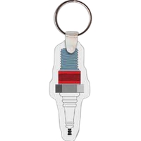 Full color spark plug key tag, 3.2" W x 1.05" H.... from ASI 56100 Gemini Ind...