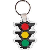 Full color key tag shaped like a stop light that measures... from ASI 56100...