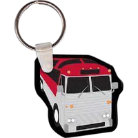 Tour Bus Key Tag