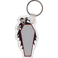 Coffin w/ Dracula Key Tag