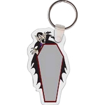 Coffin w/ Dracula Key Tag