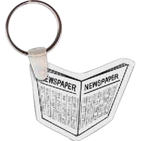 Newspaper Key tag