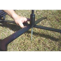 Metal Cross Bar Base for Flags