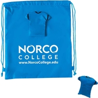 Blue - Drawstring t-shirt backpack.... from ASI 78825 ZZ OLD/Drop - Points Of...